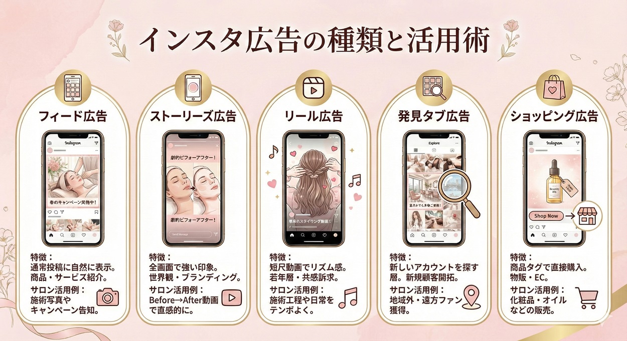 インスタ広告の種類
