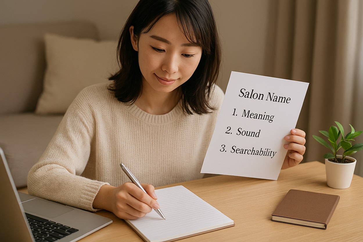 サロン名の最適な作り方