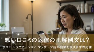 悪い口コミへの返信