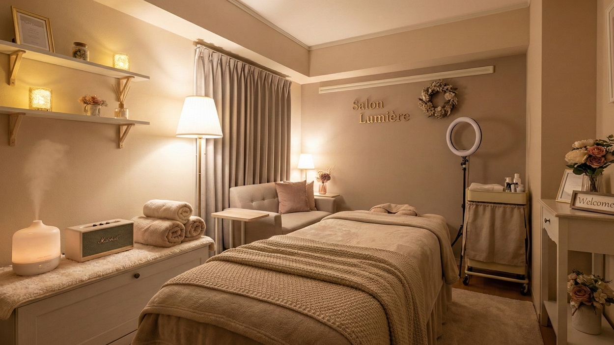 戦略的なおしゃれインテリアと自宅サロンの部屋づくり