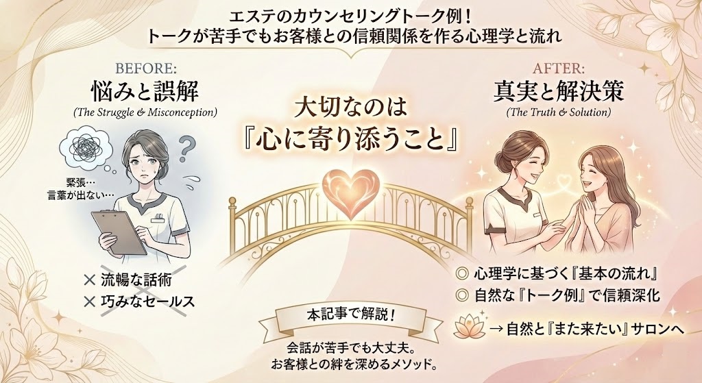 エステサロンのカウンセリングトーク例