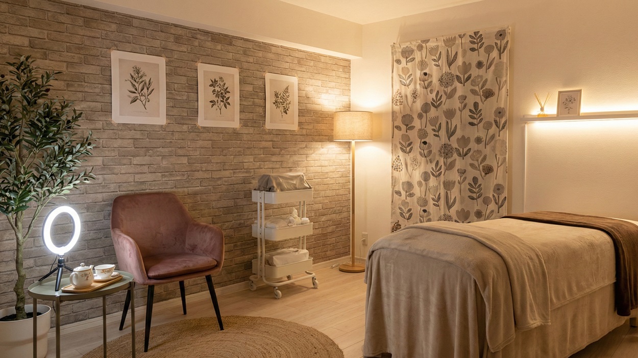 壁を傷つけずに雰囲気を変えるおしゃれ空間