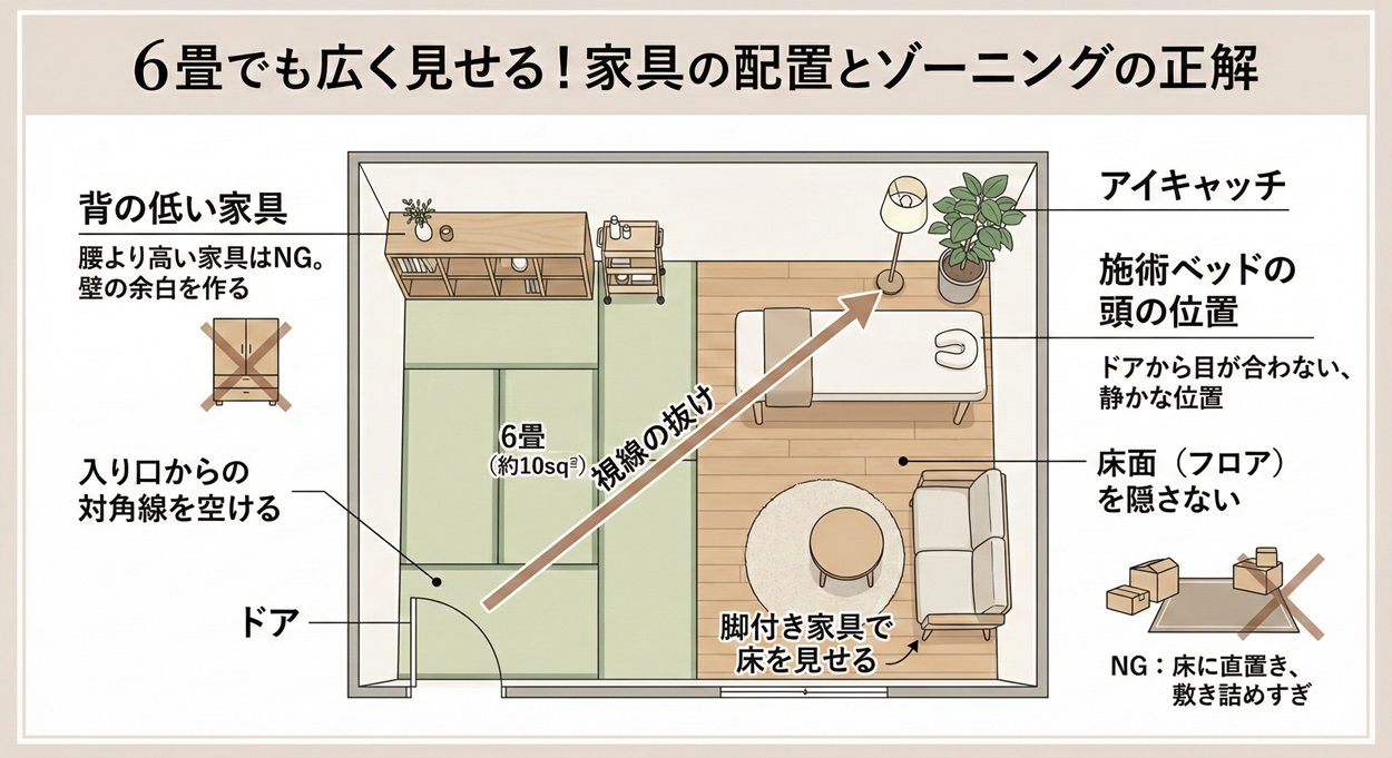 家具の配置とゾーニングの正解